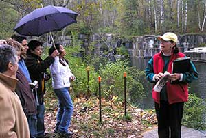 Sharon O'Connor explains the history of Vermont's oldest quarry