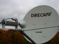 Direcway Satellite Service dish