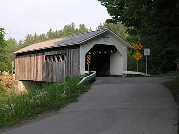 Comstock Bridge in Montgomery Village, Vermont