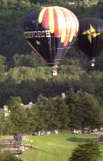 Stoweflakes balloons over the Stowe Flake Resort